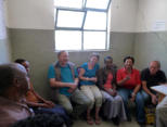 Im Lehrerzimmer, mit Mitgliedern der thiopienhilfe e.V.